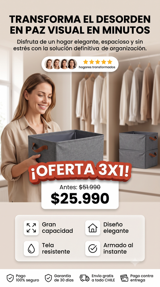 EASYORDER™ - Organizador Plegable 3x1
