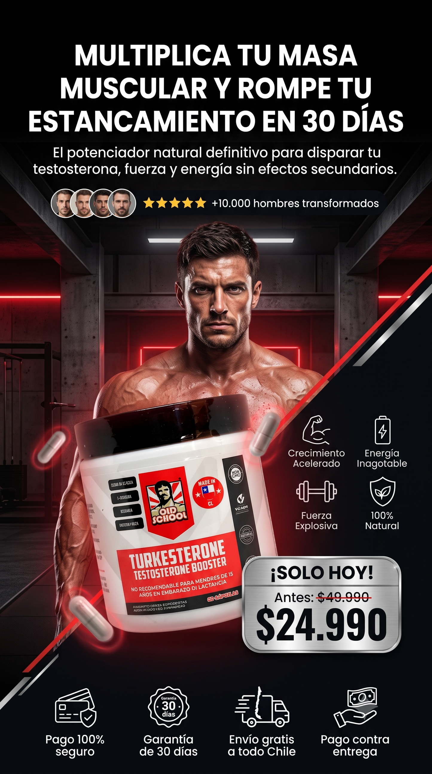 TURKESTERONE ™ - Potenciador de Testosterona