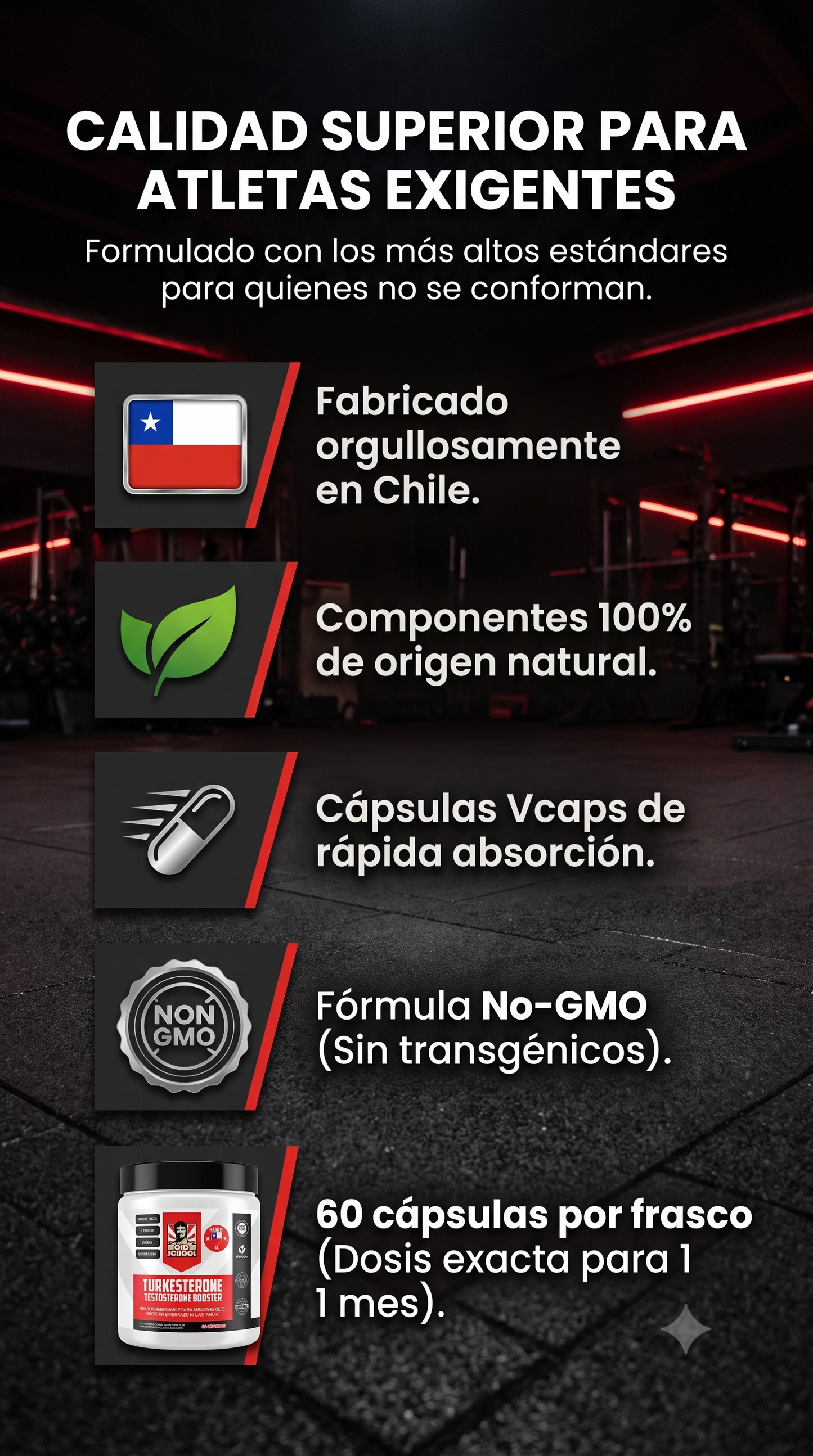 TURKESTERONE ™ - Potenciador de Testosterona