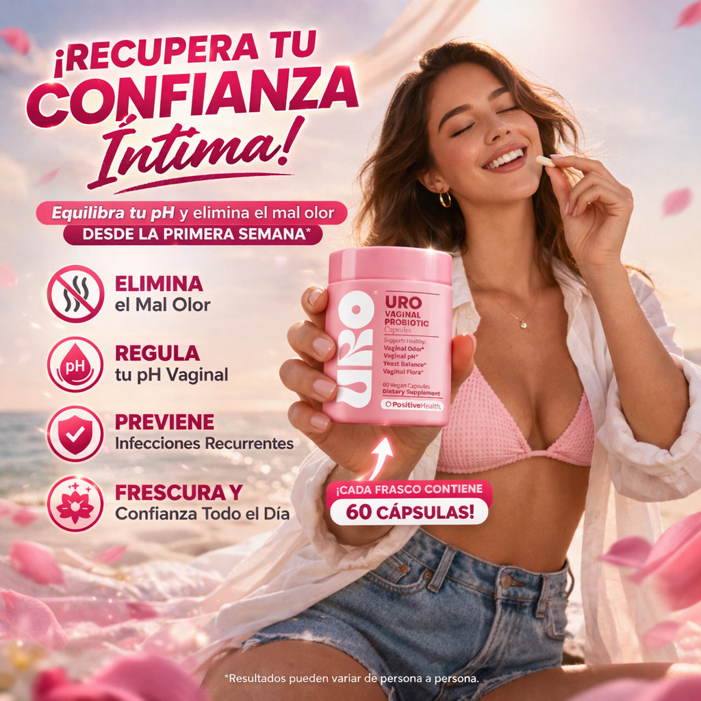 URO VAGINAL PROBIOTICO® 60 capsulas - Recupera tu confianza intima