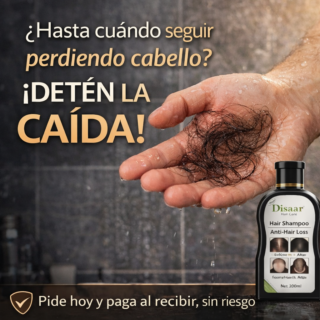 SHAMPOO ANTICAIDA DISAAR® 200 ml - Cuidado natural en base a plantas