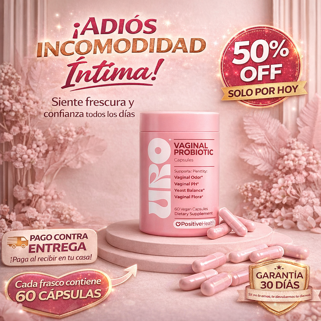 URO VAGINAL PROBIOTICO® 60 capsulas - Recupera tu confianza intima