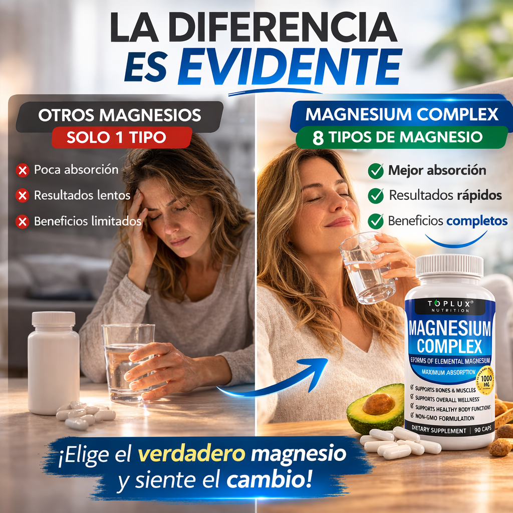 MAGNESIO COMPLEX 1.000 mg ™ (8 en 1)