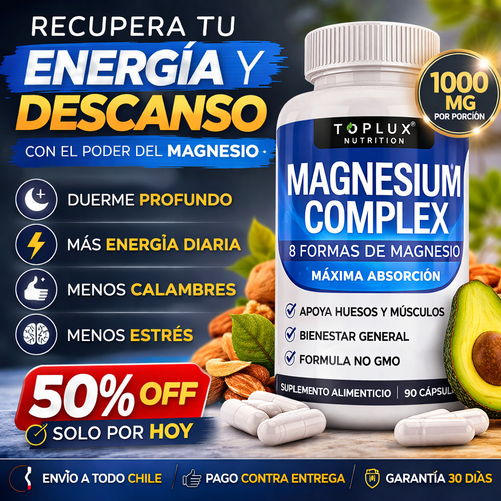 MAGNESIO COMPLEX 1.000 mg ™ (8 en 1)